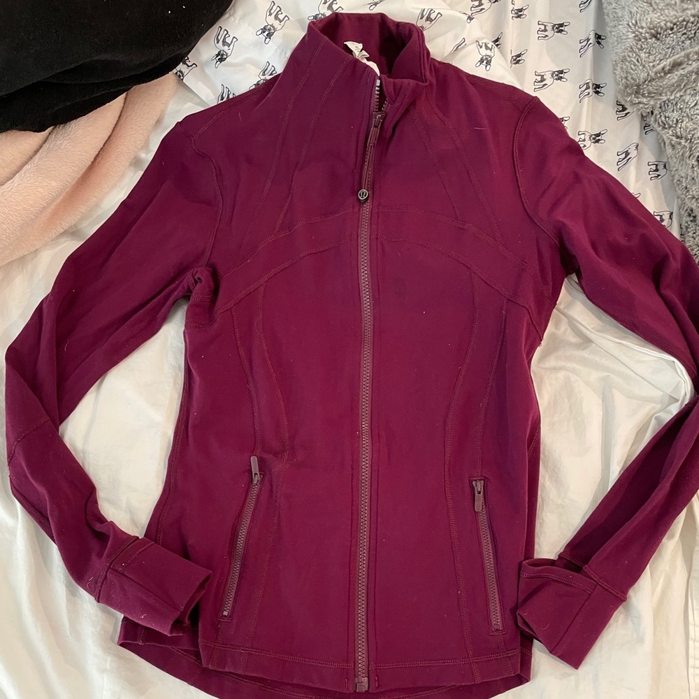 Maroon Define lululemon jacket